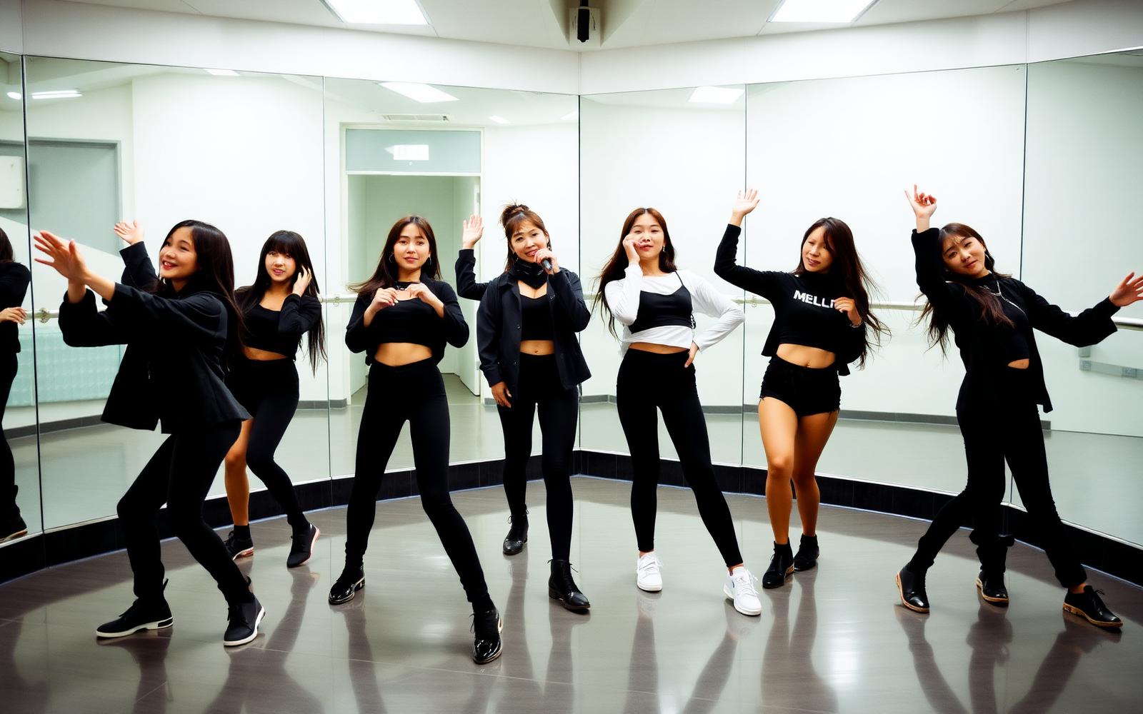 Buổi đào tạo Idol và Thực tập sinh tại dance studio